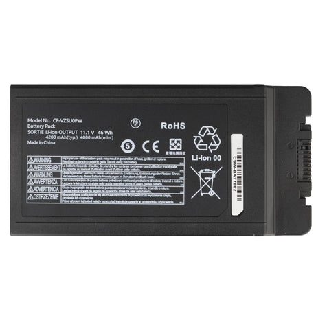 AccuCell Akku passend für Panasonic Toughbook CF-54 – Li-Ion Ersatzakku 11,1 V, 4200 mAh, 46 Wh, Panasonic Ersatzakku CF-VZSU0PW