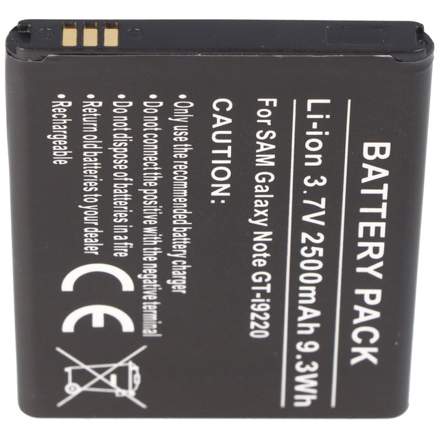 AccuCell Akku passend für Samsung Galaxy Note, Samsung GT-i9220, Samsung GT-N7000, EB6152