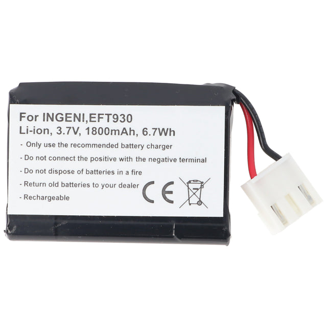 AccuCell Ingenico EFT930 Nachbau Akku passend für F26401652 Akku