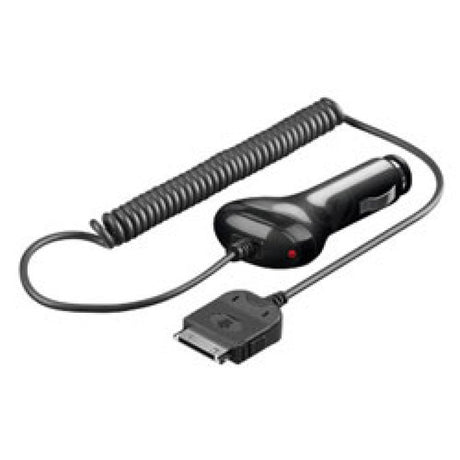 AccuCell KFZ-Ladekabel 12V/24V passend für Apple iPad schwarz