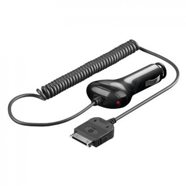 AccuCell KFZ-Ladekabel 12V/24V passend für Apple iPad schwarz