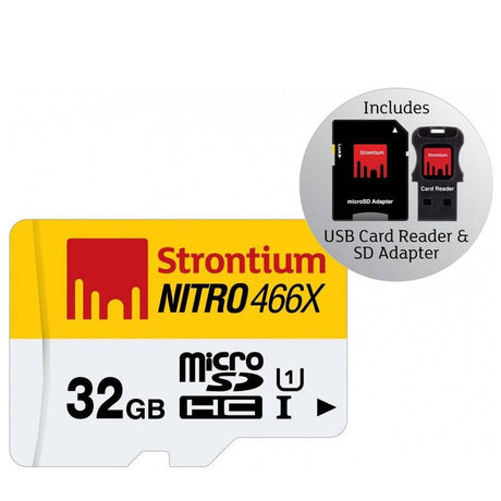 AccuCell MicroSD-Speicherkarte mit 32 GB als 3-in-1-Mobilitäts-Kit