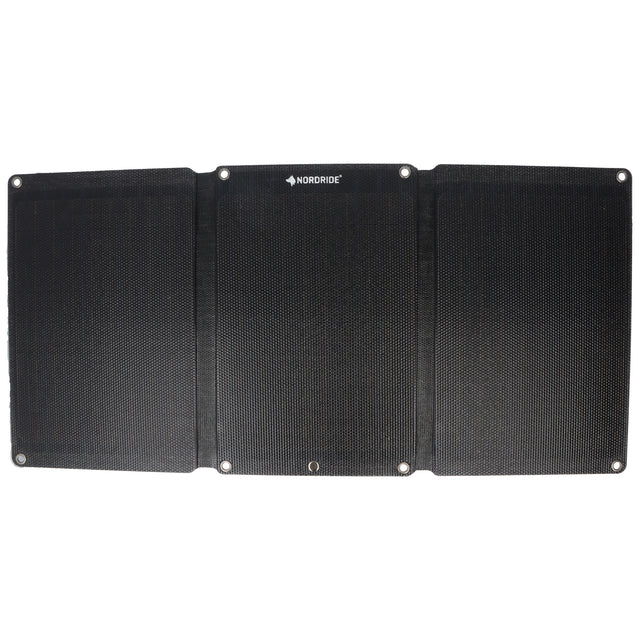 AccuCell Nordride Solarpanel, 7812 Solar Pulse, Schnelllade-Solarladegerät mit 24W, mit USB-A und USB-C-Anschlüssen, integrierter Ständer