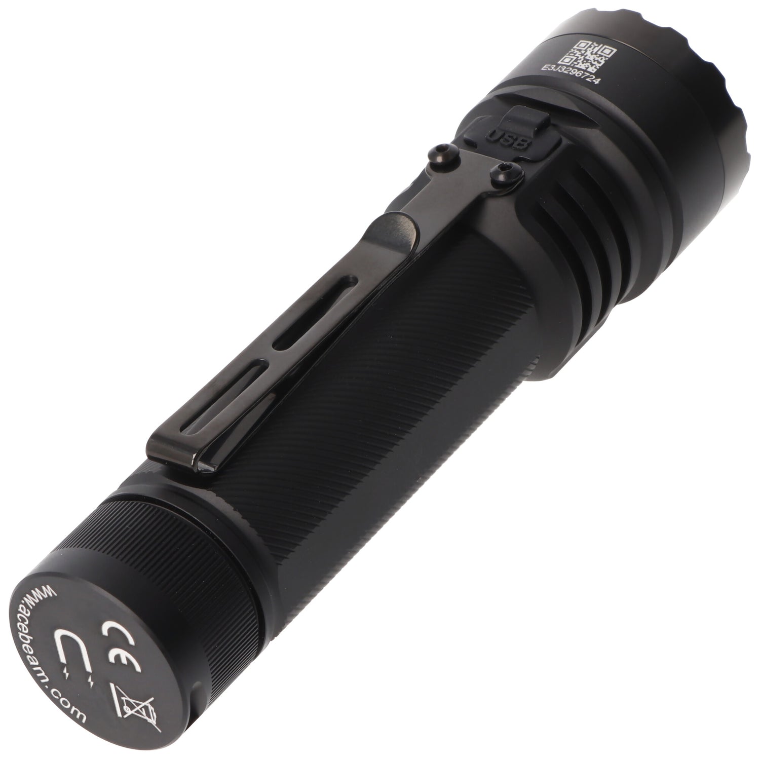 AceBeam E75 Quad Core LED Taschenlampe schwarz