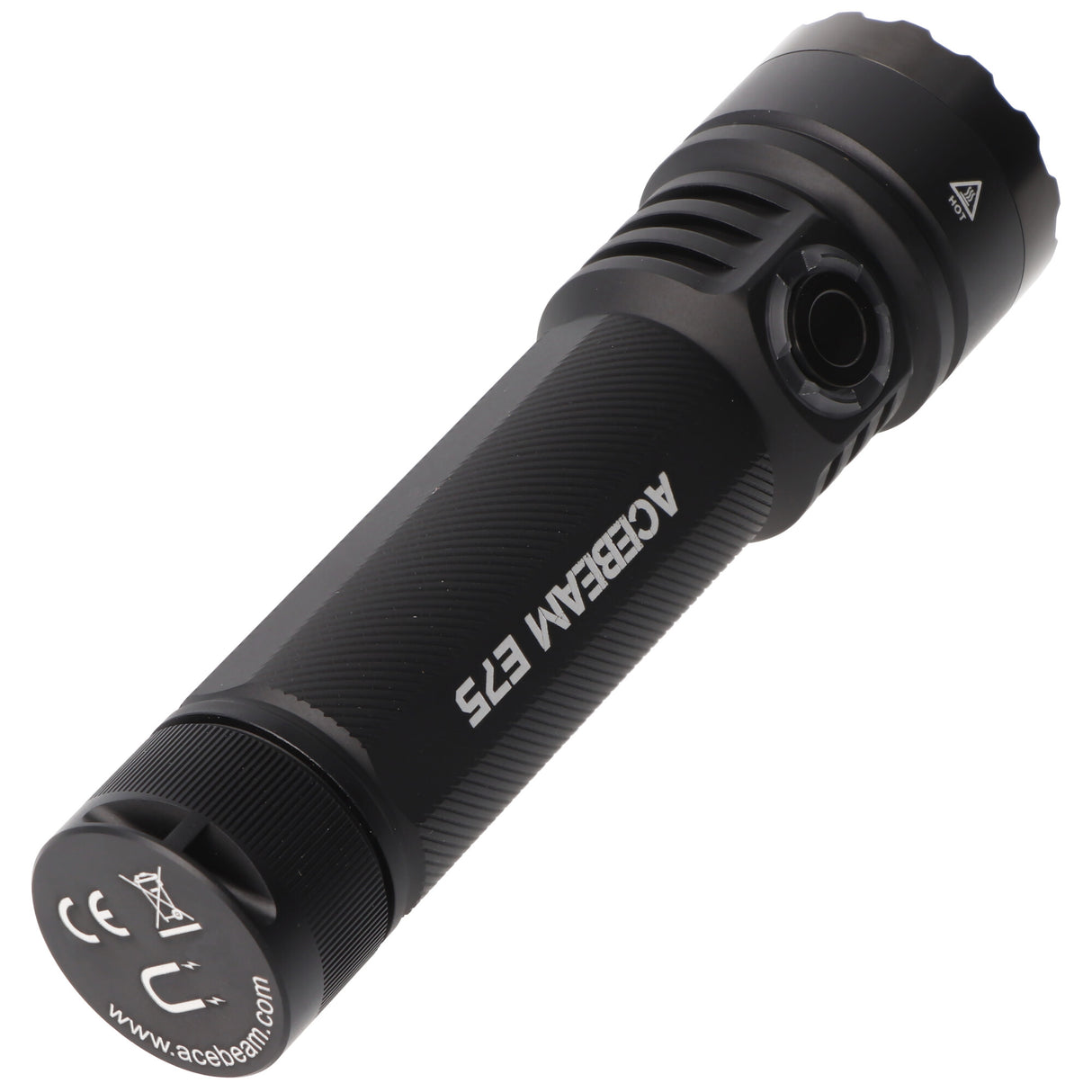 AceBeam E75 Quad Core LED Taschenlampe schwarz