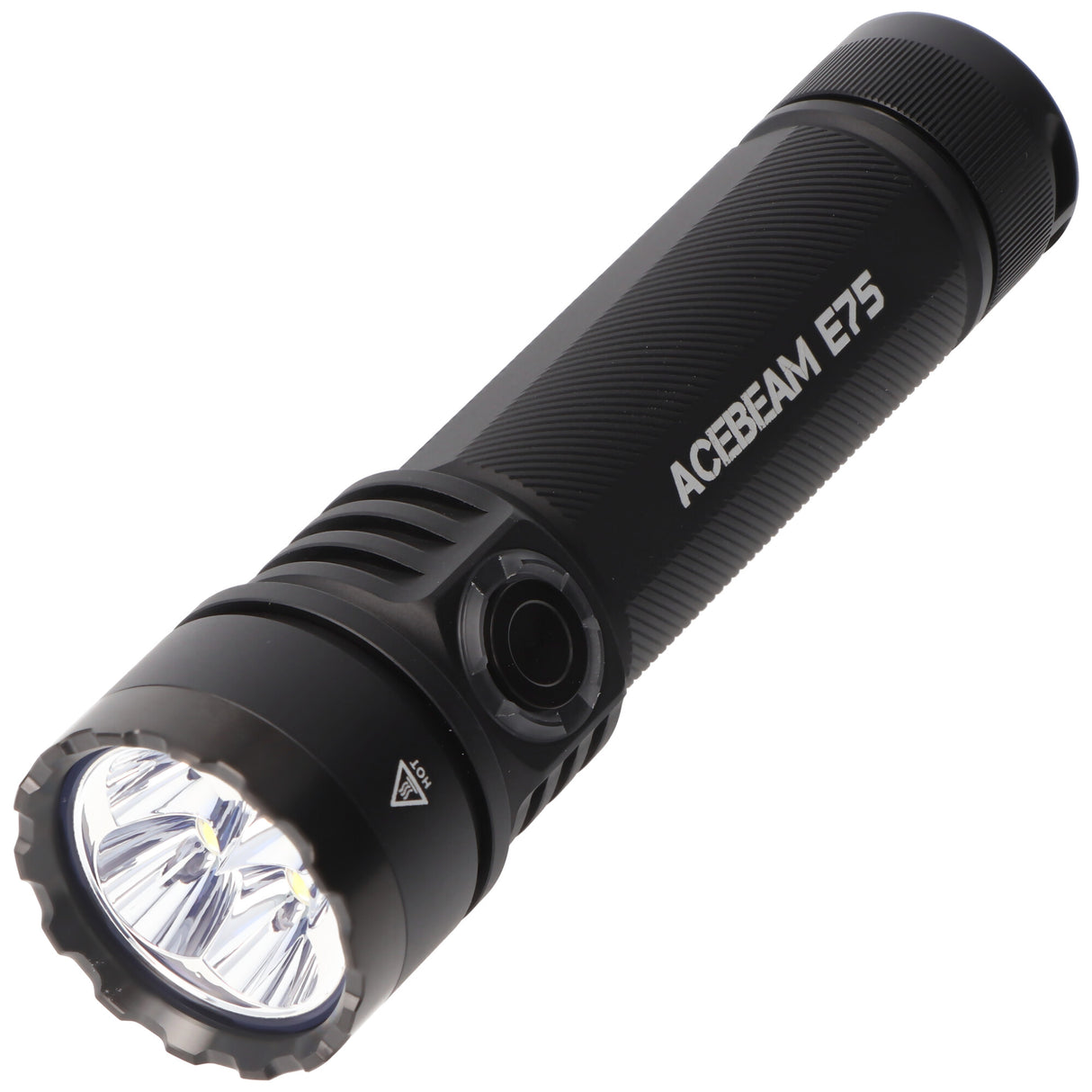 AceBeam E75 Quad Core LED Taschenlampe schwarz