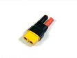 Adapter 4mm Goldkontaktsteckern (M) auf XT60 (W) Kompakt-Version