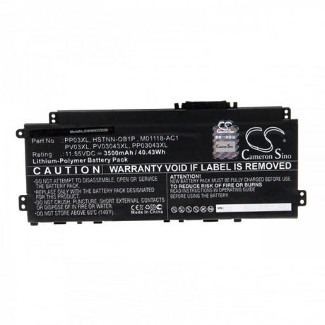 AccuCell Akku passend für HP Pavilion 13-BB0005TU u.a. 3500mAh 11,55V Li-Polymer