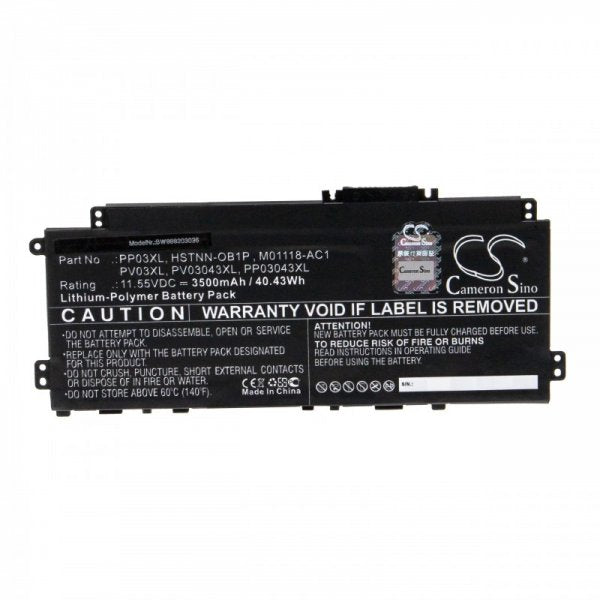 Akku passend für HP Pavilion 13-BB0005TU u.a. 3500mAh 11,55V Li-Polymer