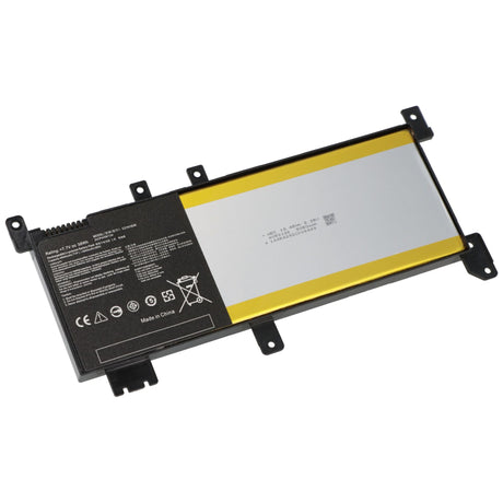 AccuCell Akku passend für ASUS F442UR, Li-Polymer, 7,6V, 5000mAh, 38Wh, schwarz