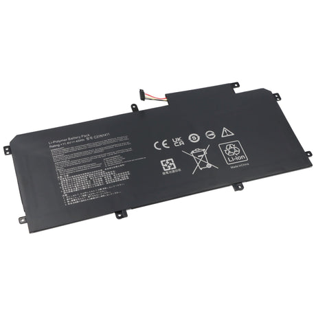 AccuCell Akku passend für ASUS U305L, Zenbook UX305, Li-Polymer, 11,4V, 3800mAh, 43,3Wh, built-in, ohne Werkzeug