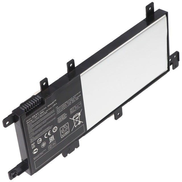 Akku passend für ASUS X542 C21N1634 mit 7,6 V, 5000 mAh und 38 Wh. Li-Polymer Built-in-Ersatzakku für den angegebenen Notebook-Einsatz, ohne Werkzeug.