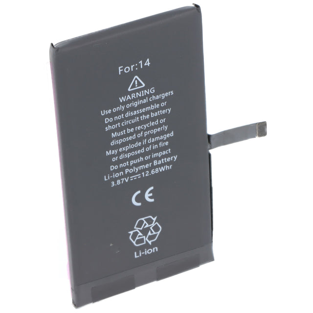 Akku passend für Apple iPhone 14, Li-Polymer, 3,87V, 3279mAh, 12,68Wh, ohne Werkzeug