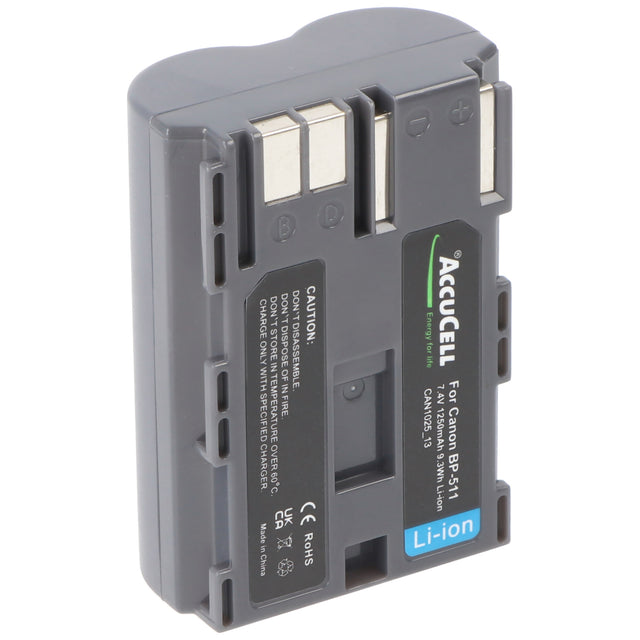 Akku passend für Canon BP-511 Akku BP-511A, BP-508, BP-512, BP-514