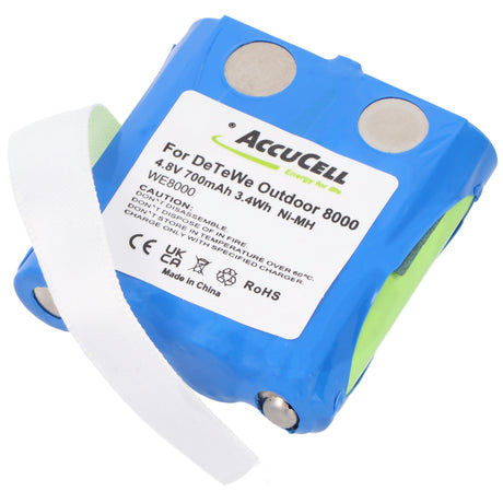 AccuCell Akku passend für DeTeWe Outdoor 8000 Akku MT700D03XXCLH060-3A44C4BT, MT700D03XXC, PX-1754-919, PX-175-675