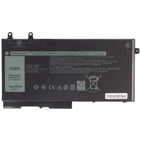 AccuCell Akku passend für Dell Latitude 5401, 5501, Li-Polymer, 11,4V, 4470mAh, 51Wh