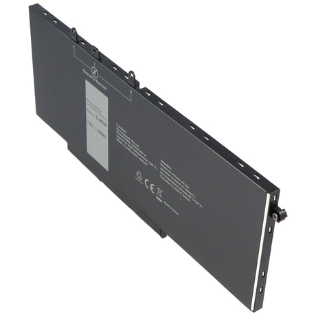 AccuCell Akku passend für Dell Latitude 5480, 5490, Li-Polymer, 7,6V, 8950mAh, 68Wh built-in ohne Werkzeug