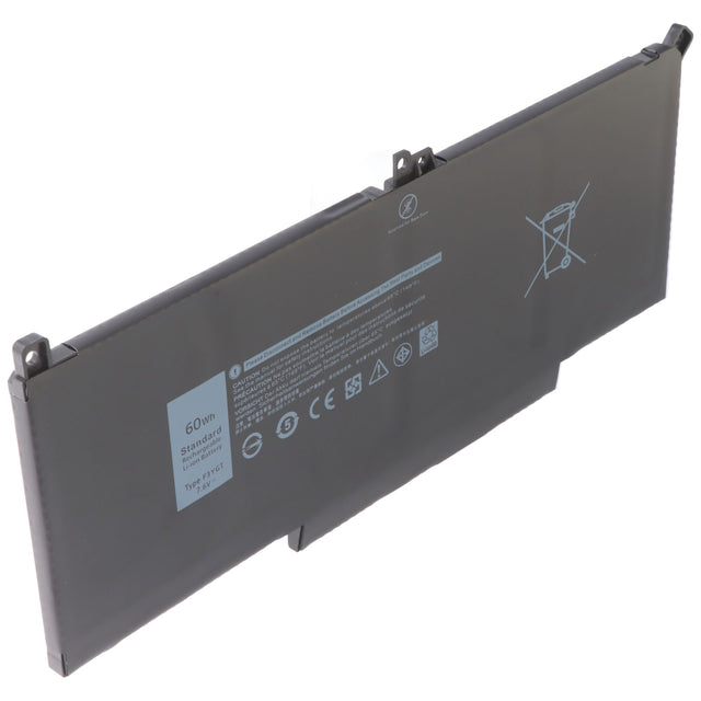 Akku passend für Dell Latitude E7480 Li-Polymer 7,6V 7895mAh 60,0Wh
