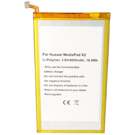 AccuCell Akku passend für Huawei 7D-501U Akku 7D-503LT, GEM-702L Mediapad X2, Mediapad X1 7.0, Mediapad X1 7.0 3G, Mediapad X1 7.0 LTE