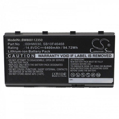 AccuCell Akku passend für IBM Lenovo Thinkpad P70 u.a. 6400mAh 14,8V Li-ion