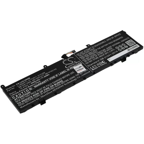 AccuCell Akku passend für Laptop Lenovo ThinkPad P1 2019 20qt000rge, Typ L18M4P71 u.a. - 15,4V - 5000 mAh