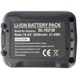 Akku passend für Makita BL1021B, Li-ion, 12V max. (10,8V), 2000mAh, 21,6Wh, schwarz