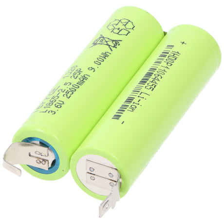 AccuCell Akku passend für Philips IPL Lumea Precision Plus, Philips Prestige SC2001, SC2002, Li-Ion, 7,2V 2500mAh