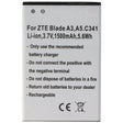 Akku passend für ZTE Blade A3, A5, C341, Li-Ion, 3,7V, 1500mAh, 5,6Wh