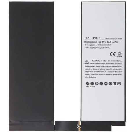 AccuCell Akku passend für den Apple iPad Pro 10.5 2017 Akku A1798, A1701, A1709, A1852