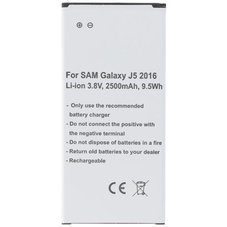 AccuCell Akku passend für den Samsung Galaxy J5 2016 Akku EB-BJ510CBC, EB-BJ510CBE, GH43-04601A