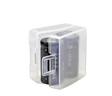 Soshine Akku Aufbewahrungsbox für 2x 18350 Akkus transparent
