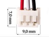 Keeppower 1S1P 18650 3,6V - 3,7V 3500mAh Li-Ion-Akku mit BMS-Schutz und Stecker