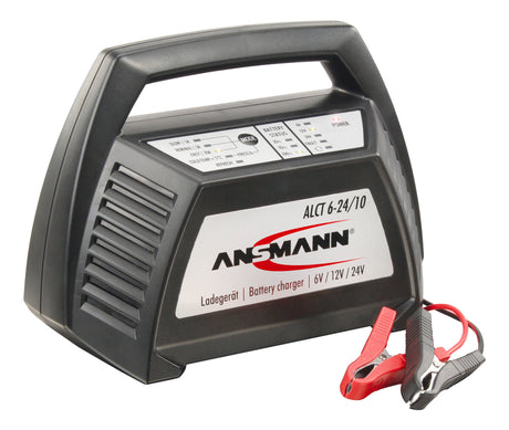 Ansmann ALCT 6-24/10 Tischladegerät für Blei-Akkus 6-24V lädt ab 4.5A Kapazität, 1001-0014
