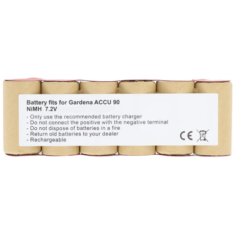 AccuCell Ansmann ASN15HD Akku als Nachbau Akku NiMH mit 2000mAh