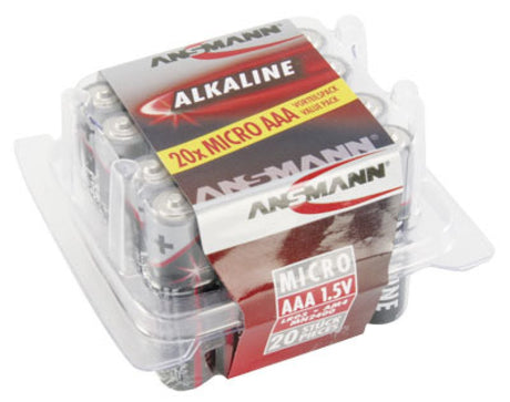 Ansmann RED Alkaline Micro / LR03 20er Pac