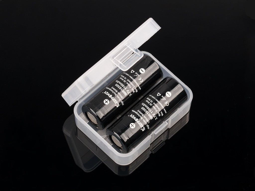 Plastikbox Soshine für 2x 18500 oder 3x 16340 transparent