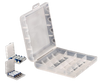 Keeppower Aufbewahrungsbox für 4x 14500 (AA) oder 4x 10440 (AAA) trans