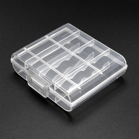 Soshine Aufbewahrungsbox für 4x AA / 14500 oder 4x AAA / 10440 transparent