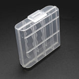 Soshine Aufbewahrungsbox für 4x AA / 14500 oder 4x AAA / 10440 transparent