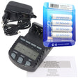 Technoline BC 700 Akku-Ladegerät schwarz mit 4x Panasonic eneloop Stan