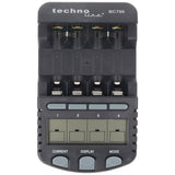 Technoline BC-700 Schnell-Ladegerät mit LCD-Display und Entladefunktion