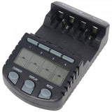 Technoline BC 700 Akku-Ladegerät schwarz mit 4x Panasonic eneloop Standard HR-4UTG und AccuCell AkkuBox AAA Micro