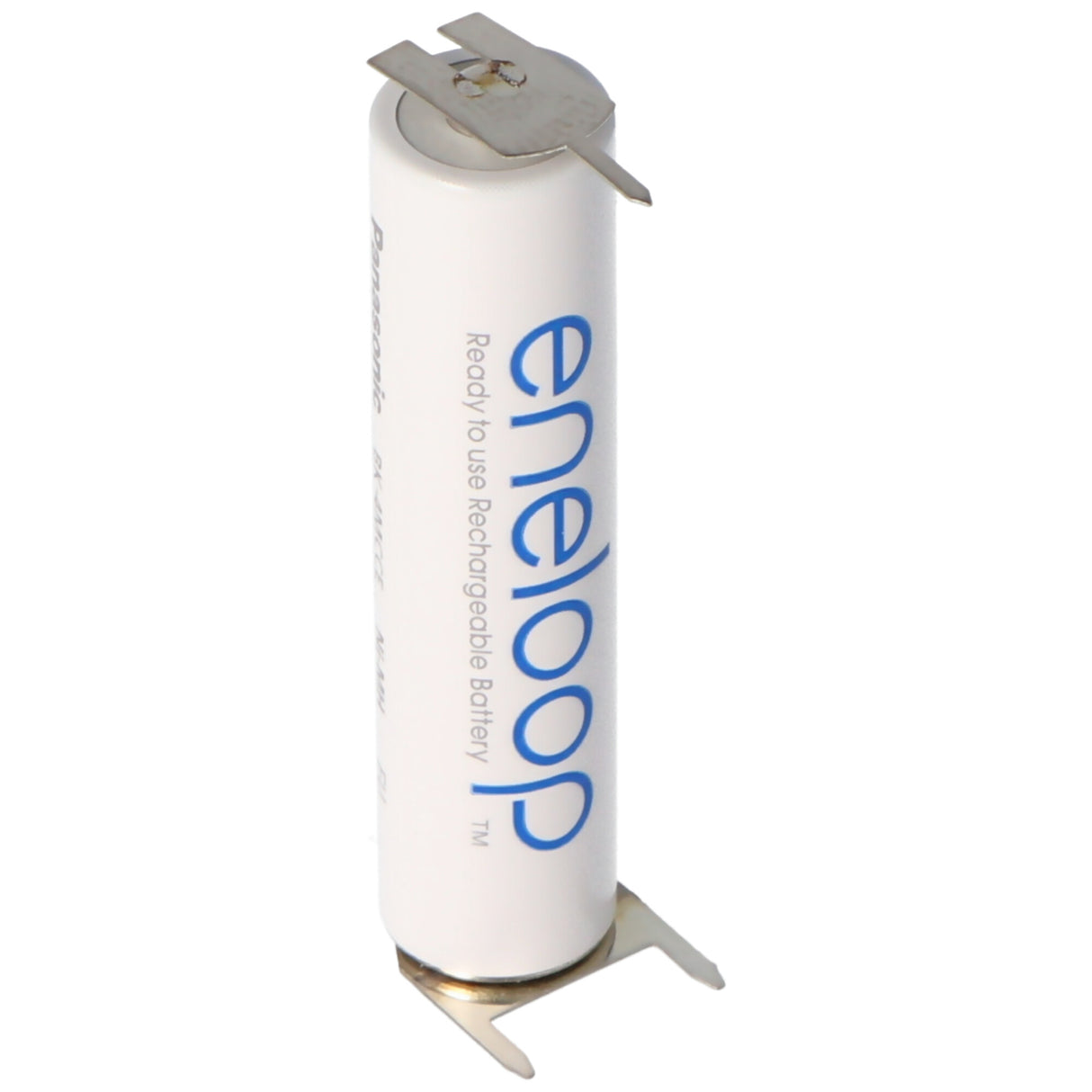 Panasonic Eneloop BK-4MCC Micro AAA NiMH Akku mit 3er Printkontakten Maße 44,5x10,5mm, Rastermaß 7mm