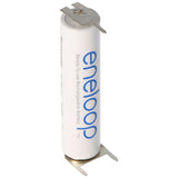 Panasonic Eneloop BK-4MCC Micro AAA NiMH Akku mit 3er Printkontakten Maße 44,5x10,5mm, Rastermaß 7mm