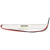 AccuCell Notleuchtenakku NiMH 4,8V 600mAh L1x4 Lady N 200mm Kabel einseitig