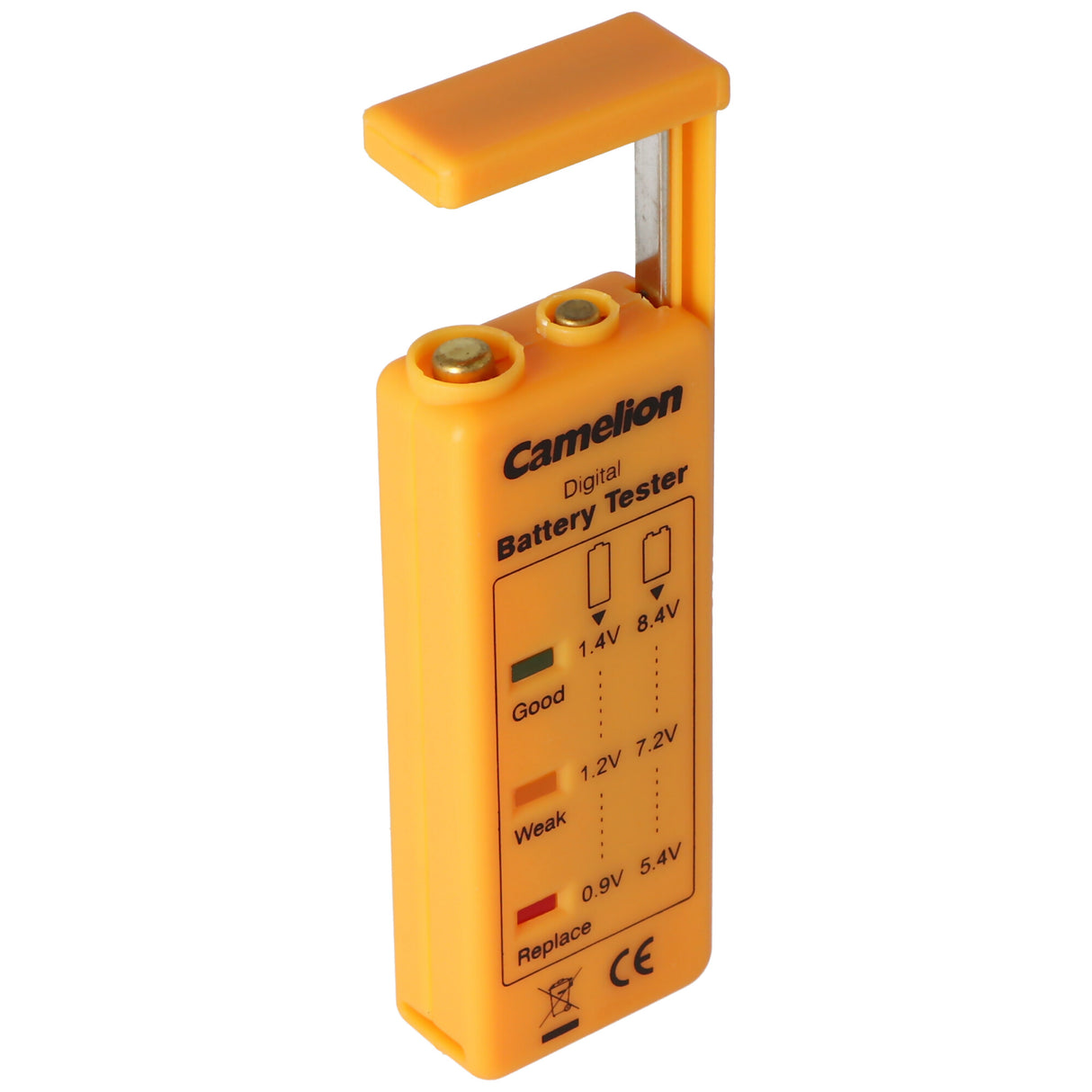 Camelion Batterie Tester LED BT-0503 geeignet zum Testen für die Größen AAAA, AAA, AA, C, D und 9V Block