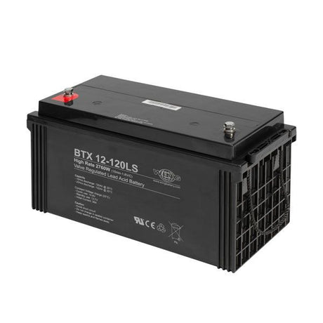 Wing BTX12-120LS-S VRLA AGM Blei-Akku 12 Volt 120Ah 330x171x215mm (small version)