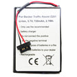 AccuCell Akku für Becker Traffic Assist Z201, S30, 338937010150