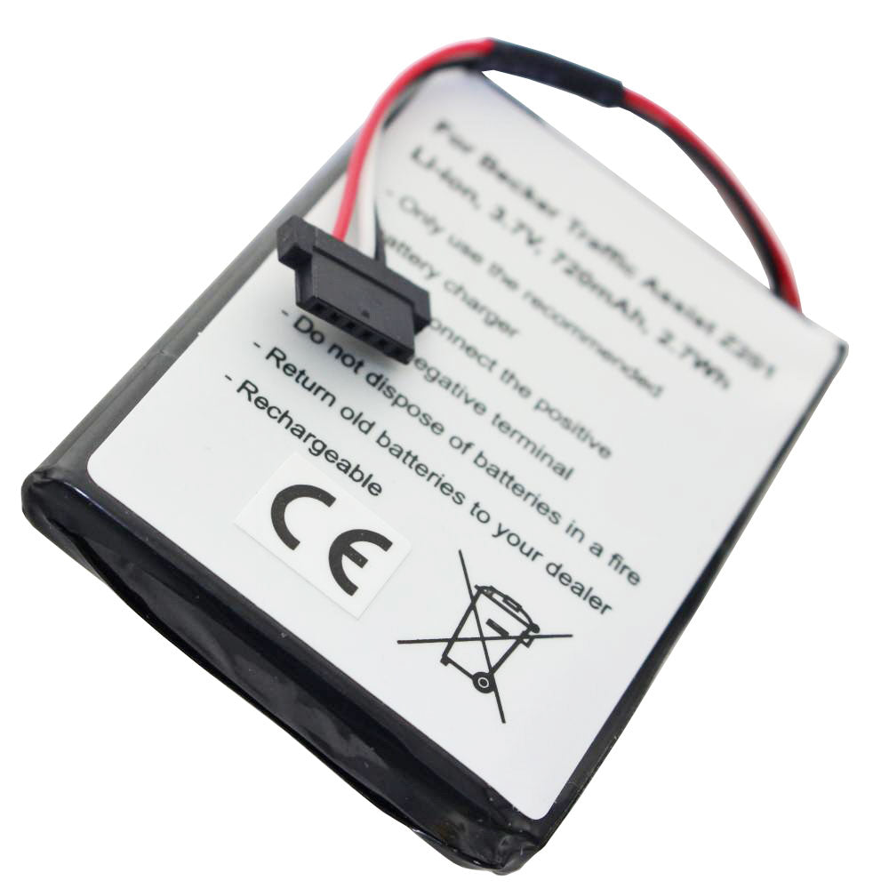AccuCell Akku für Becker Traffic Assist Z201, S30, 338937010150