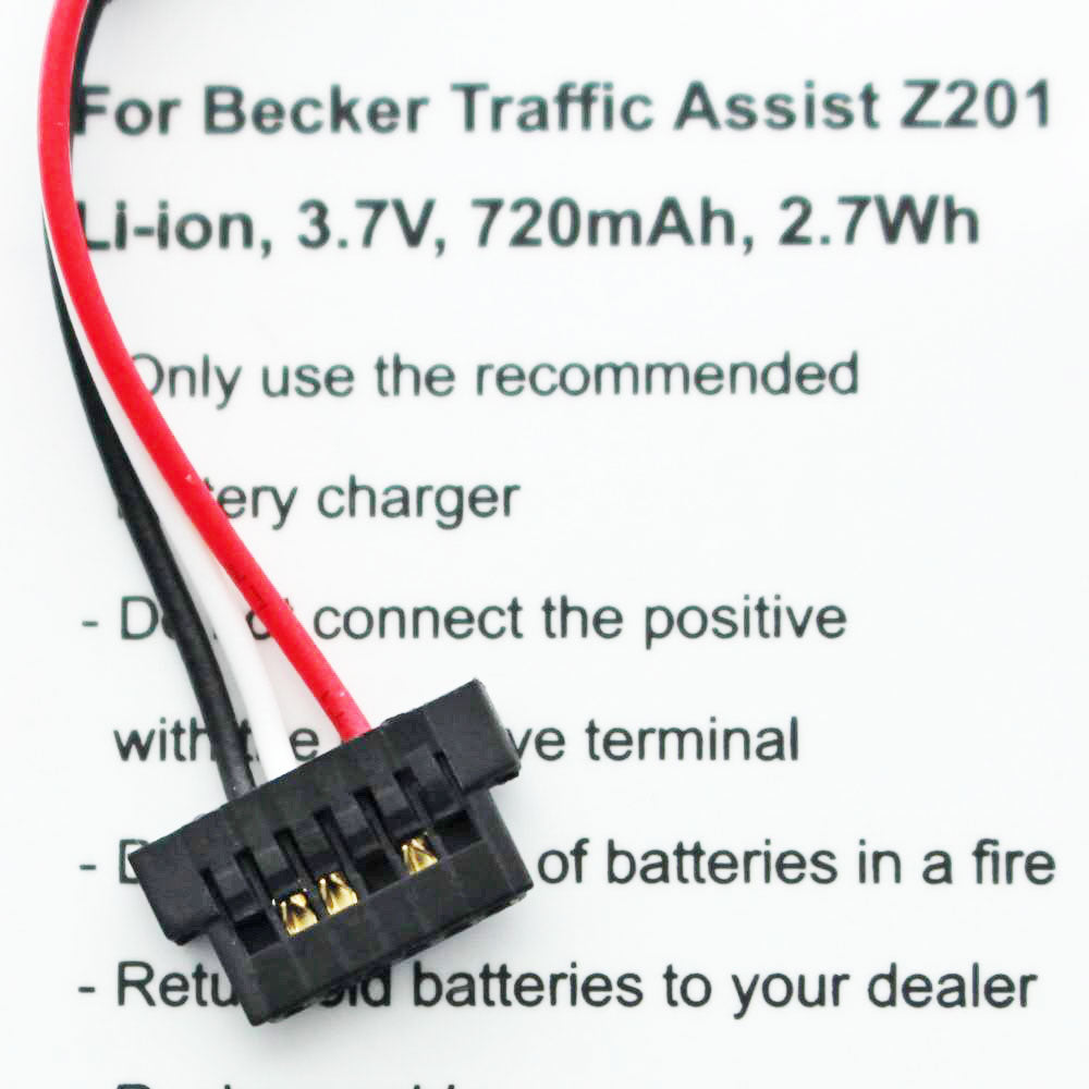 AccuCell Akku für Becker Traffic Assist Z201, S30, 338937010150
